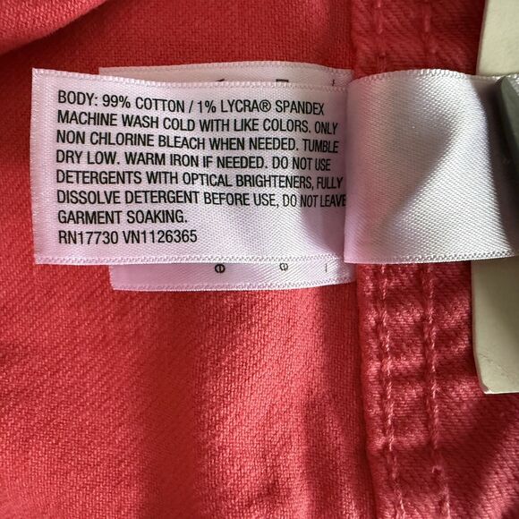 Universal Thread Sailor Shorts Women Size 14 Muted Red Hi-rise Back Pockets - Picture 14 of 14